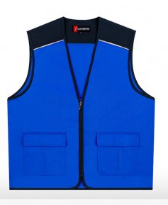 LD-22 코발트 반사 파이핑 조끼