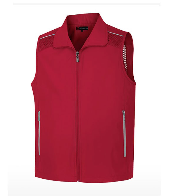 LD-360 레드  뒤 망사조끼