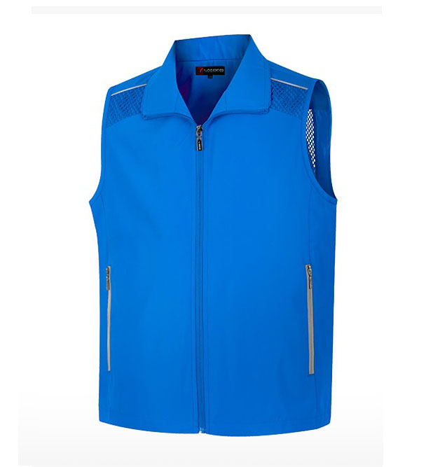 LD-360 블루 뒤 망사조끼