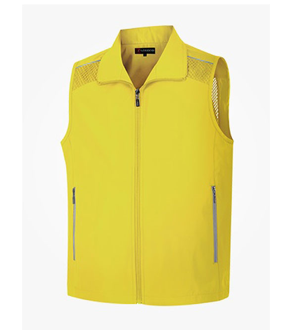 LD-360 노랑 뒤 망사조끼