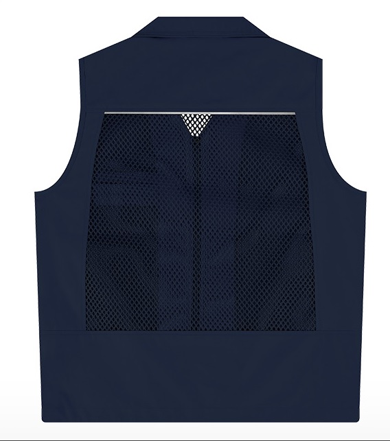 LD-360 네이비 뒤 망사조끼