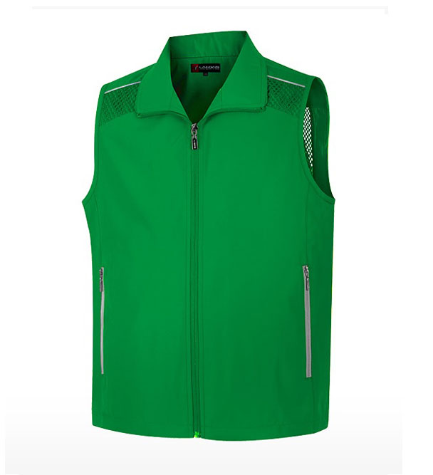 LD-360 그린색 뒤 망사조끼