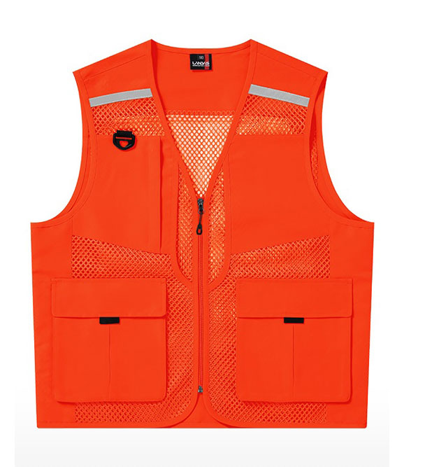 LD-473 형광오렌지 반망사조끼