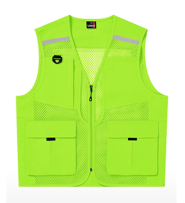 LD-473 형광연두 반망사조끼