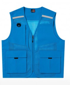 LD-473 스카이블루 반망사조끼