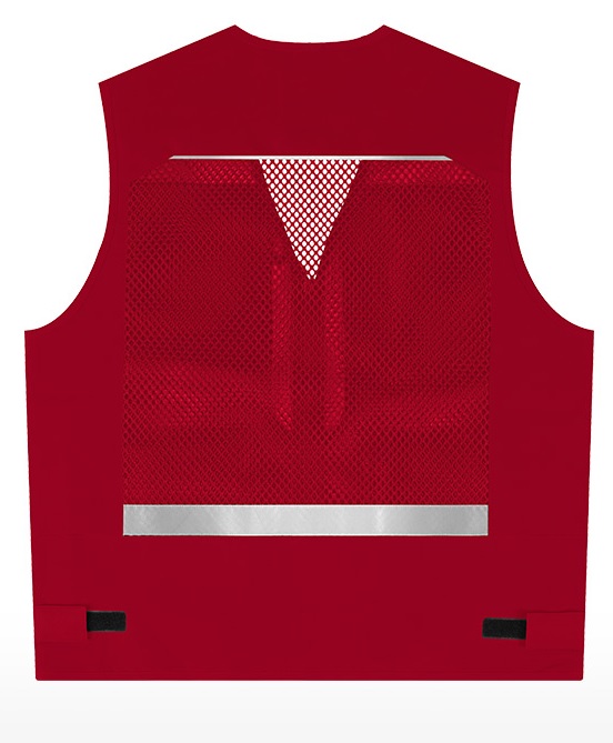 LD-473 레드 반망사조끼