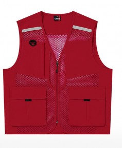 LD-473 레드 반망사조끼