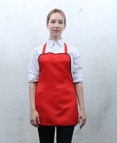 AP-75 적색 허리끈 손님용앞치마