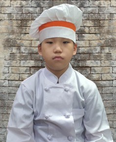 K-60 아동 오렌지띠 쉐프모자