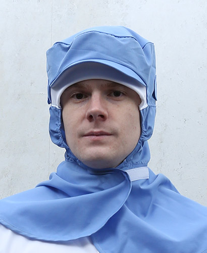 C-296 진하늘 귀걸이형 어깨덮힘ㅡㅡ(남녀공용)