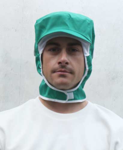 C-315 초록 귀걸이형 위생모