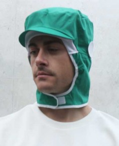 C-315 초록 귀걸이형 위생모