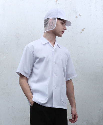 HA-78 남성 백색카라 반팔ㅡ30수