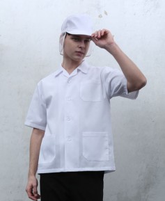 HA-78 남성 백색카라 반팔ㅡ30수