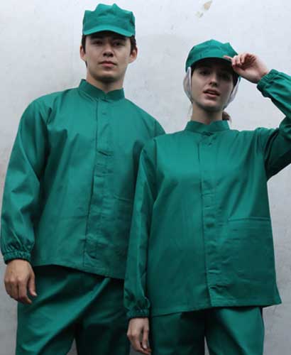 W-79 차이나카라 초록상의 (남녀공용) (★빅사이즈있음)