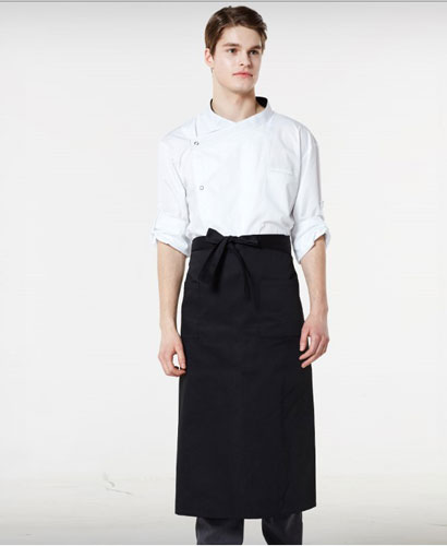 AP-401 허리 롱 블랙앞치마