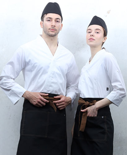 KO-201-2 NEW 화이트 스냅 쿨 무지 쿡복