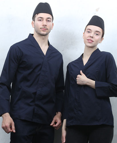 KO-201-4 NEW 네이비 스냅 쿨 무지 쿡복