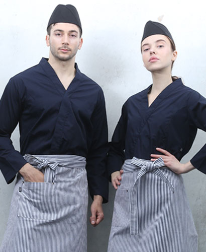 KO-201-4 NEW 네이비 스냅 쿨 무지 쿡복