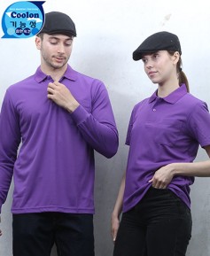 ▶T-18 보라 기능성 베이직 단체복◀ㅡ(주머니있음)