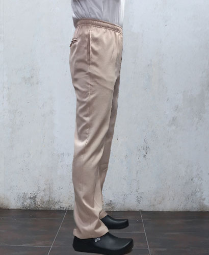 P-26 베이지 고무줄 위생바지 ㅡㅡㅡ (남여공용) 베이커리/조리/위생작업바지