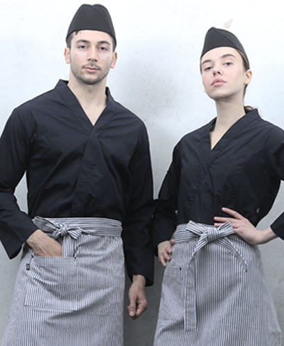 KO-201-3 NEW블랙 스냅 쿨 무지 쿡복