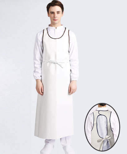 AP-430 어깨형 방수앞치마[특대]ㅡㅡㅡ백색