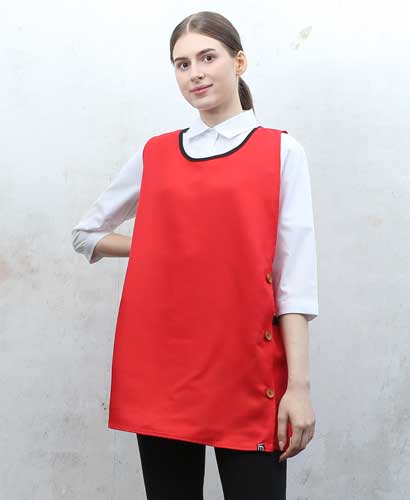 AP-053 레드 사이드 포켓 원피스 [P002]