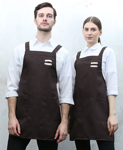 AP-502  커피 가죽포인트 H형 앞치마