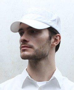 C-961화이트 매쉬 군모형모자