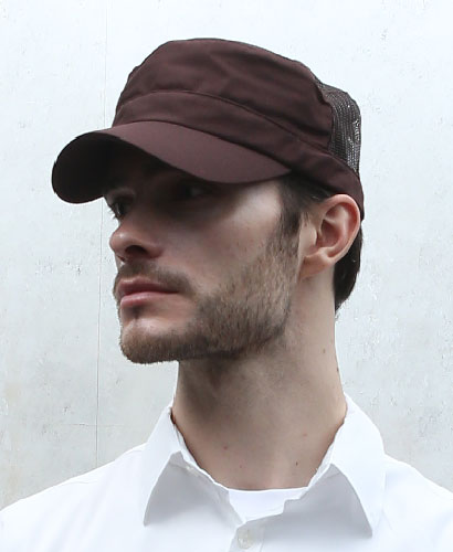 C-963 브라운 매쉬 군모형모자