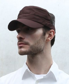 C-963 브라운 매쉬 군모형모자