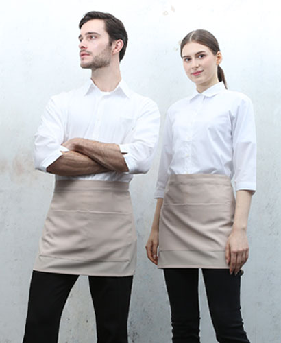 AP-350 베이지 폴리스판 서빙허리   -47cm