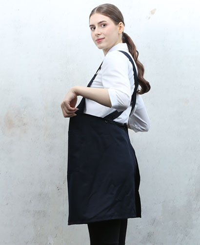 AP-6713 빅사이즈 네이비 뒤X형 ㅡㅡ엉덩이가림앞치마