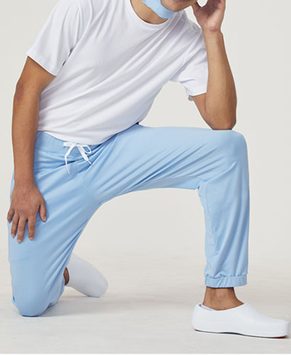 P-113 ▣ 스카이 올 스판덱스 위생바지