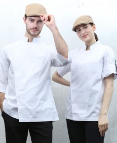 KO-704-2 유니크 7부 롤업 소매 ㅡㅡㅡㅡ (화이트) (322) (칠부/반팔겸용)