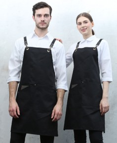 AP-702 블랙 고급 포켓 포인트  앞치마