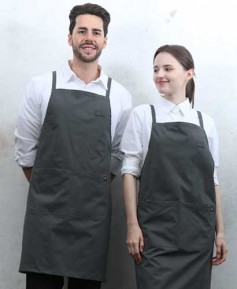 AP-650-3  NEW 다크그레이 라이크코튼 폴리 X형 앞치마