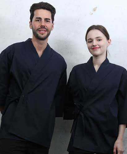 KO-4123 네이비 쿨기능성 무지 칠부조리복