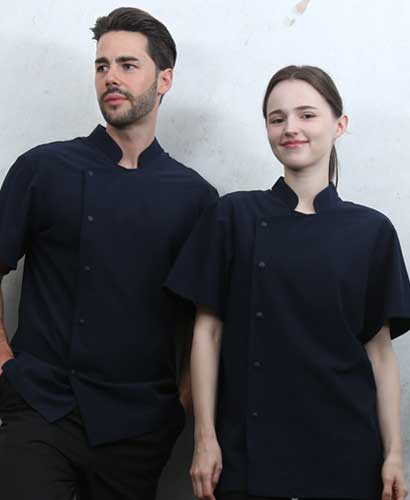 KO-3943 네이비 슬림핏 고신축 쿨기능성 반팔ㅡ (겨드랑이/등판 쿨메시)