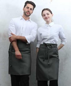 Q-475 카키 미니포켓 심플 허리앞치마[PW04]