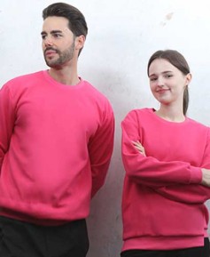 T3-96 동절기 맨투맨 특양면 핫핑크