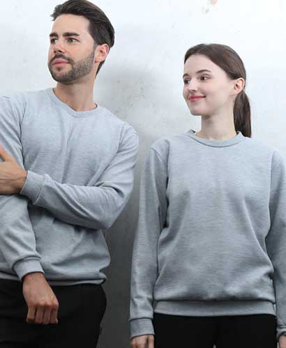 T3-96 동절기 맨투맨 특양면 멜란지