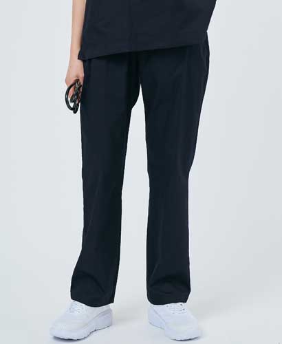 101W-1 여성 베이직 스크럽 팬츠 네이비