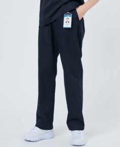 101W-1 여성 베이직 스크럽 팬츠 네이비
