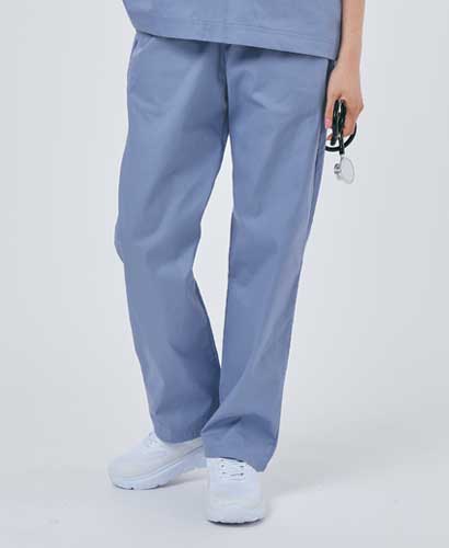 101W-3 여성 베이직 스크럽 팬츠 인디고