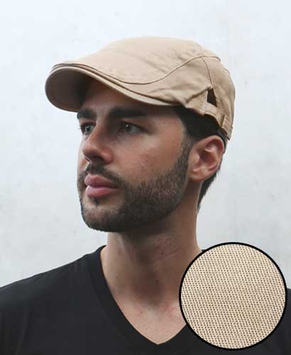 C-500 베이지 베이직 헌팅캡