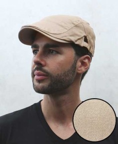 C-500 베이지 베이직 헌팅캡