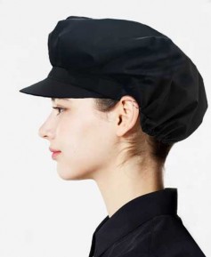 C-301 검정 전체천 위생모