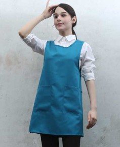 AP-999  비취색 무지원피스앞치마＃ㅡㅡ[특대있음]